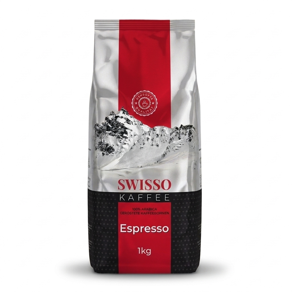 Swisso Kaffee Espresso - kawa ziarnista - 1 kg