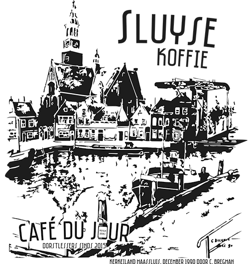Sluyse koffie – hołd dla Maassluis, przód