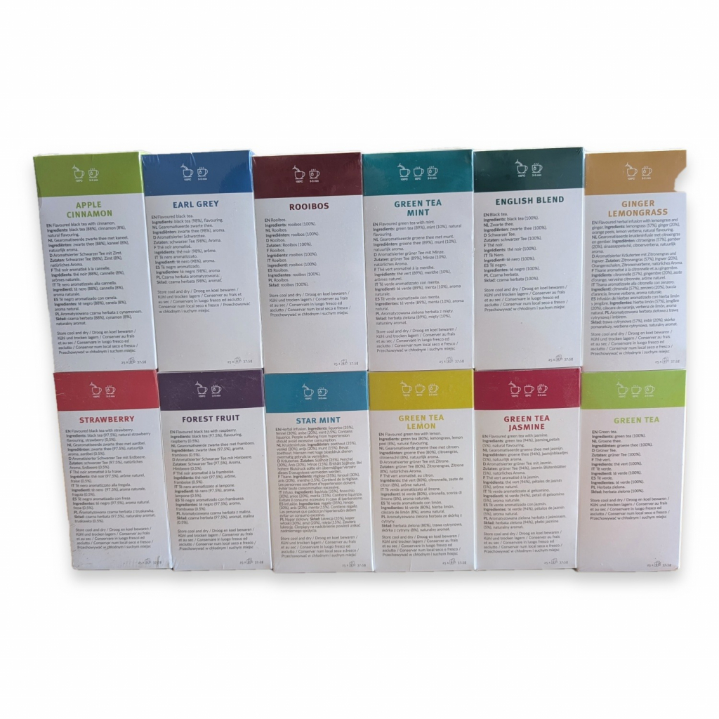 Zestaw mieszany Sunleaf - 12 x 25 torebek herbaty