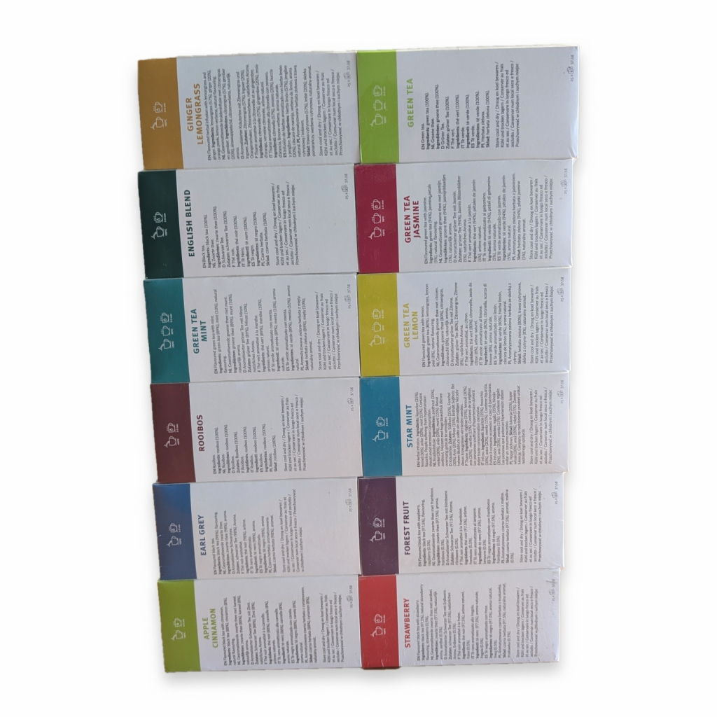 Zestaw mieszany Sunleaf - 12 x 25 torebek herbaty
