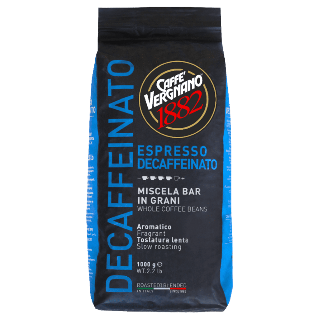 Caffè Vergnano 1882 Espresso Decaffeinato - koffiebonen - 1 kilo