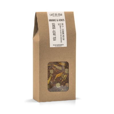 Ananas & Kokos - Herbata Rooibos 100 g - Herbata sypka Café du Jour