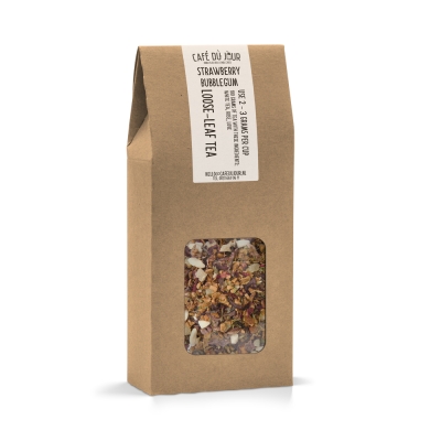 Strawberry Bubblegum - herbata owocowa 100 g - Café du Jour Loose Tea