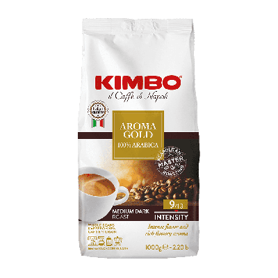 Kimbo Espresso Bar Aroma Gold - kawa ziarnista - 1 kilogram