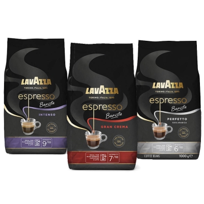 Pakiet degustacyjny Lavazza Barista - kawa ziarnista - 3 x 1 kg 