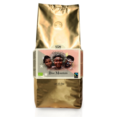 SUN Blue Mountain Dark Roast Organic Fairtrade - kawa ziarnista - 1 kg