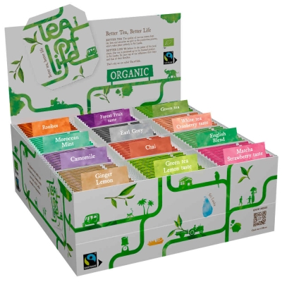 Różnorodna ekspozycja - Organic & Fairtrade - Tea of Life - 120 torebek herbaty