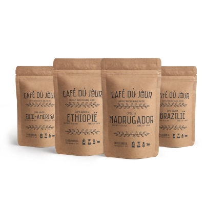 Café du jour Connoisseurs 4 x 330 g świeżej kawy