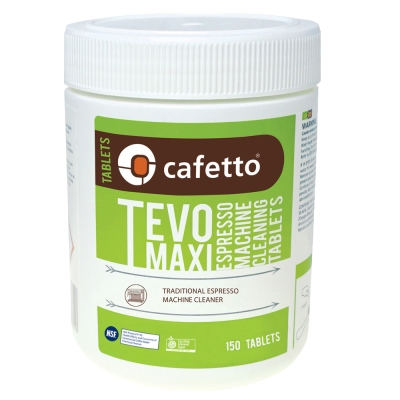 Cafetto Tevo® Maxi - tabletki czyszczące do ekspresów do kawy (2,5 g) - 150 sztuk