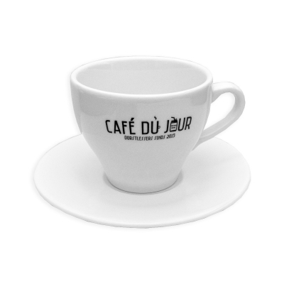 Filiżanka i spodek do cappuccino Café du Jour
