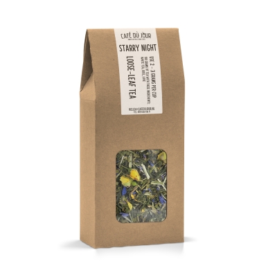 Starry Night - herbata zielona 100 g - Café du Jour herbata sypka