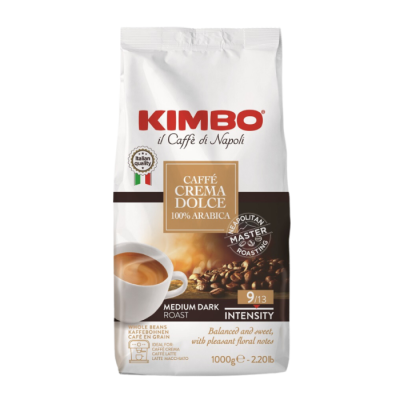 Kimbo Dolce Crema - kawa ziarnista - 1 kilogram