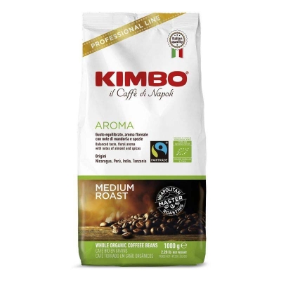 Kimbo Aroma Organic - kawa ziarnista - 1 kilogram