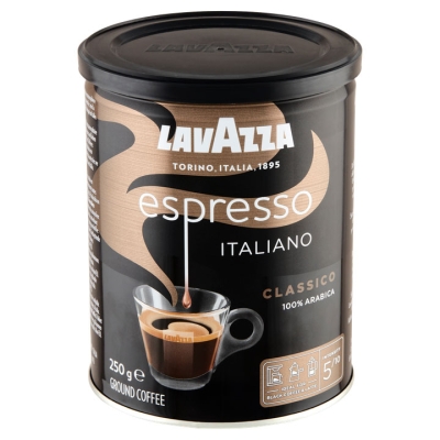 Lavazza Espresso Italiano Classico w puszce - kawa mielona - 250 gramów