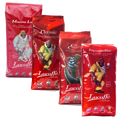 Pakiet degustacyjny Lucaffé - kawa ziarnista - 4 x 1 kg