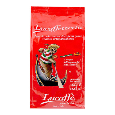 Lucaffe Lucaffetteria - kawa ziarnista - 700 gramów