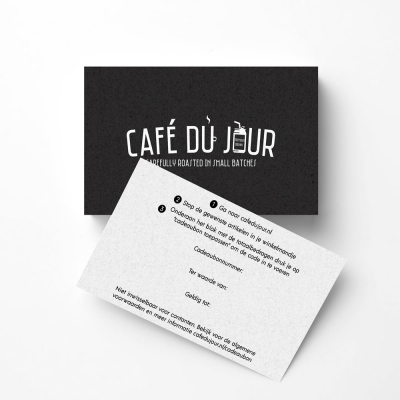 Kupon podarunkowy Café du Jour wysyłany pocztą