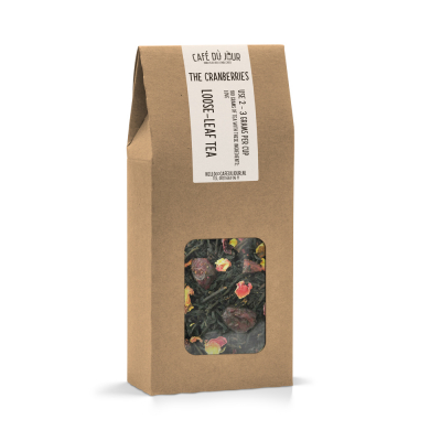 Tea Cranberries - Herbata czarna 100 g - Café du Jour herbata sypka