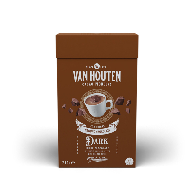 Ciemna czekolada mielona Van Houten - Ciemna - 750 gramów