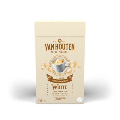 Van Houten Mielona Biała Czekolada - Biała Czekolada Mleczna - 750 g