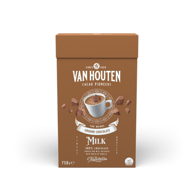 Van Houten Czekolada mleczna mielona - mleczna - 750 g