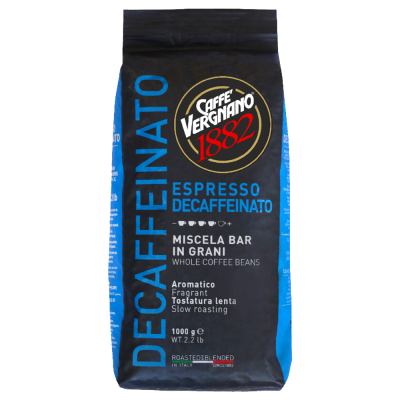 Caffè Vergnano 1882 Decaffeinato Espresso - kawa ziarnista - 1 kg