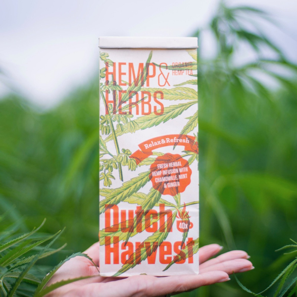 Hemp & Herbs - Herbata mieszana Hemp & Herbs 40 g - Herbata sypana Dutch Harvest