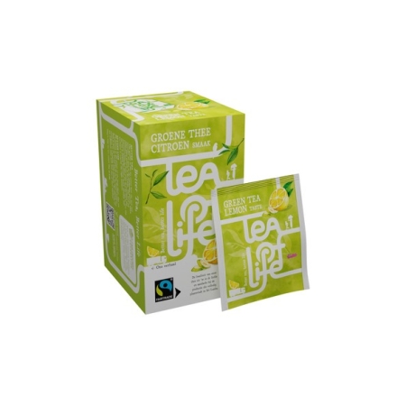 Green Tea Lemon - Fairtrade - Tea of Life - 25 torebek herbaty