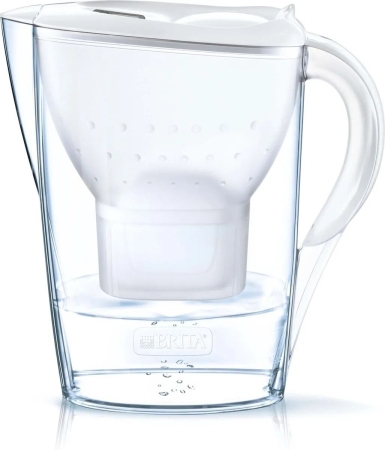 Brita - Dzbanek filtrujący wodę Marella Biały + 1 wkład Maxtra 2,4L
