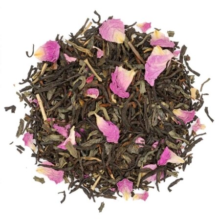 Rose Garden - herbata czarna i zielona 100 g - herbata sypka Café du Jour