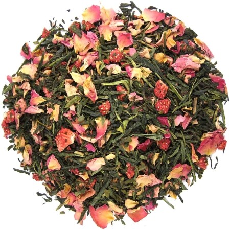 Strawberry Fields Forever - herbata zielona 100 g - Café du Jour Loose Tea
