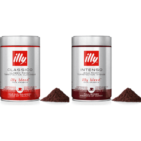 illy Zestaw Degustacyjny Espresso - kawa mielona - 2 x 250 gramów