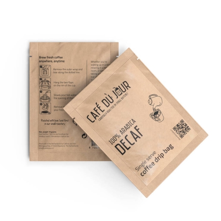 100% arabica bezkofeinowa - woreczek na kawę do pojedynczego spożycia - 1 szt