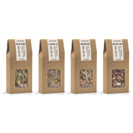 Świeża sypana herbata Café du Jour - pikantny kwartet - 4 x 100 g
