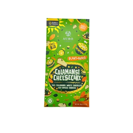 Auro - Calamansi Cheesecake - 34% biała czekolada roślinna