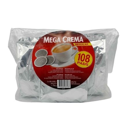 Mega Crema Regular - kapsułki z kawą - 108 sztuk