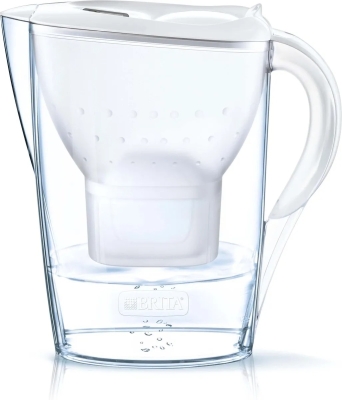 Brita - Dzbanek filtrujący wodę Marella Biały + 1 wkład Maxtra 2,4L