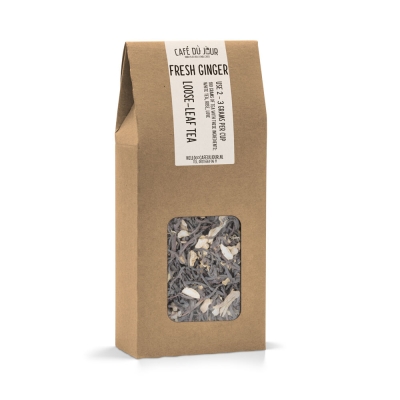 Świeży imbir - herbata czarna 100 g - Café du Jour herbata sypka