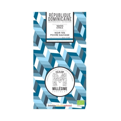 Millésime - Dominikańska (z dzikim pieprzem) - 75% ciemna czekolada