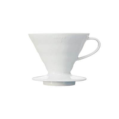 Dripper Hario V60 - porcelanowy biały - rozmiar 02
