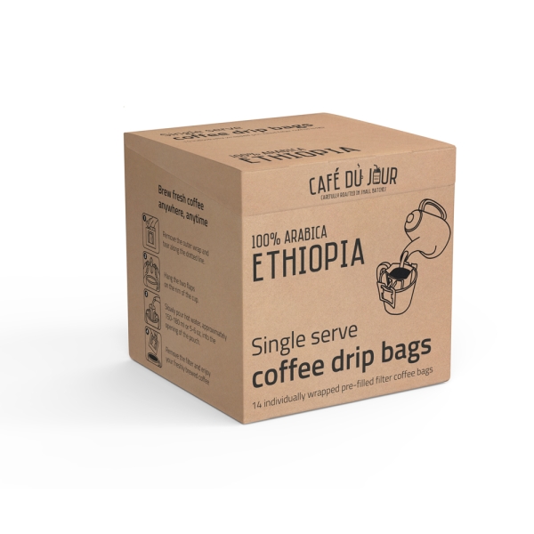 Single Serve Coffee Drip Bags Ethiopia 