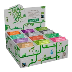 Ekspozycja asortymentu - Ekologiczne & Fairtrade - Tea of Life - 120 saszetek herbaty