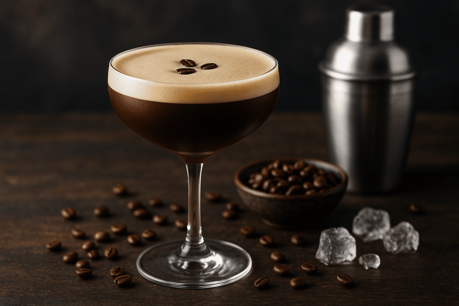 Piękne espresso martini