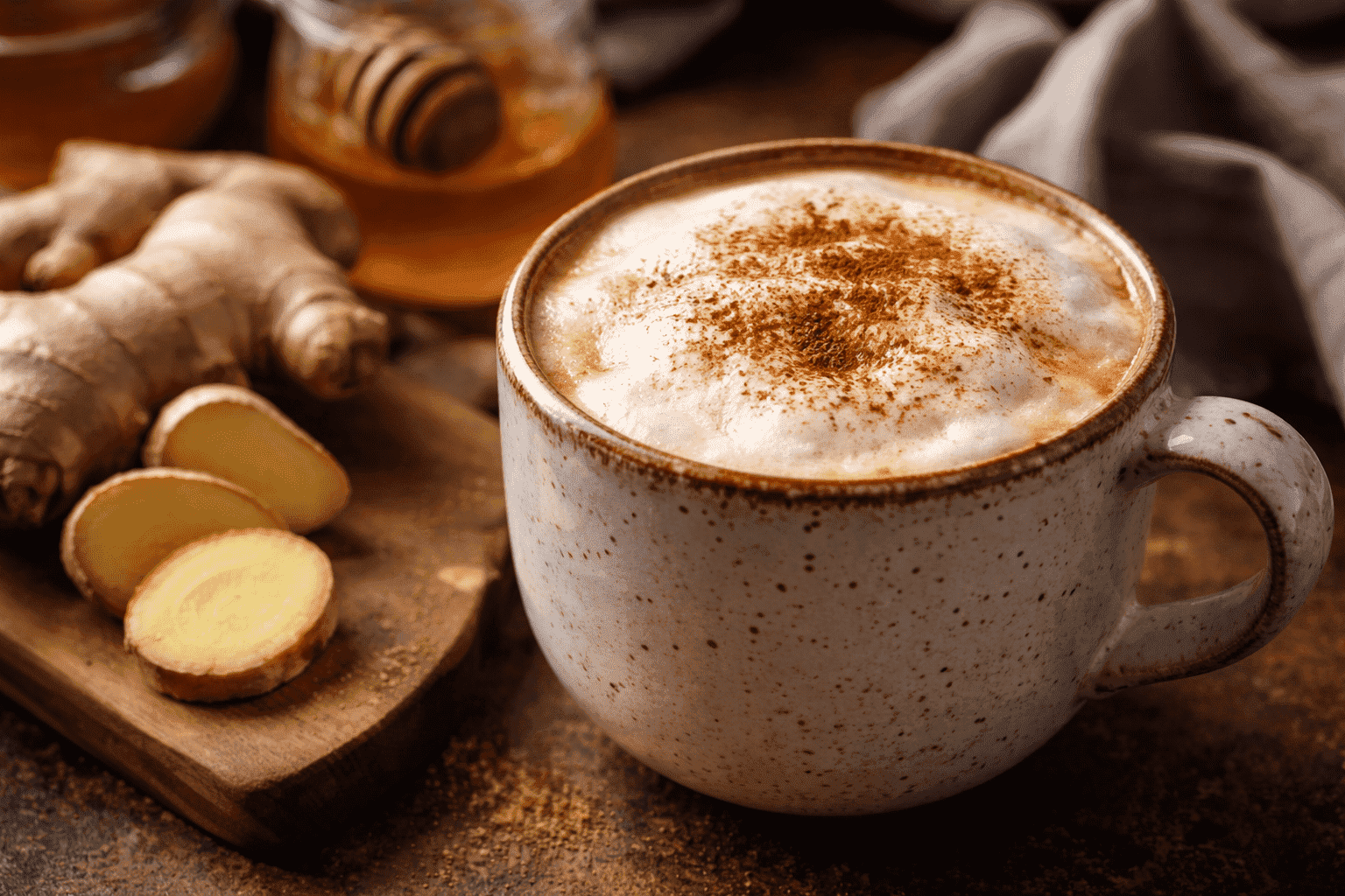 Cappuccino z imbirem: kawa z dodatkową mocą!