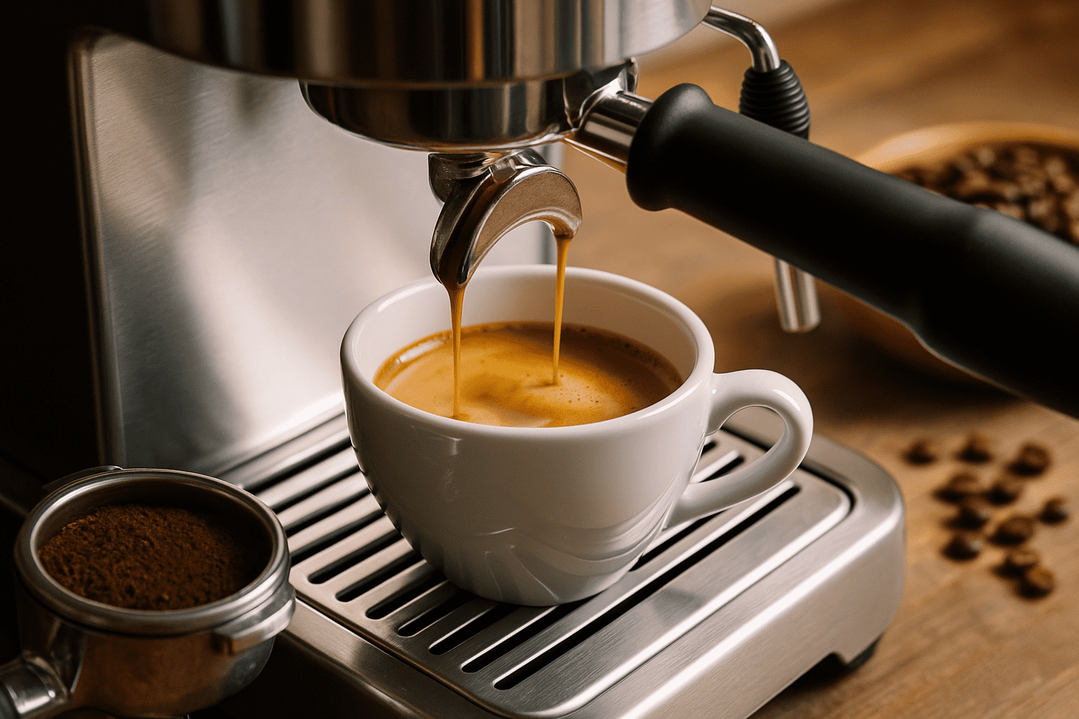 Odmierzanie espresso
